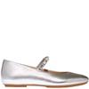FITFLOP WOMENS FLAT SHOE - SILVER